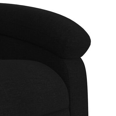 Close-up of chair back and edge of armrest fabric