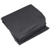 vidaXL Heater Cover Set of 2 Black 420D Oxford fabric with PU coating