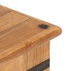 vidaXL Chest Natural wood Solid acacia wood and iron Medium