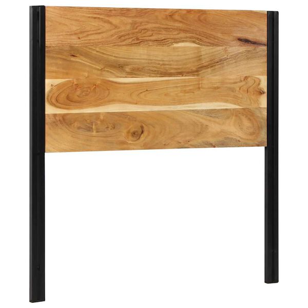 vidaXL Headboard Brown Solid acacia wood 39.4 in Durable Headboard