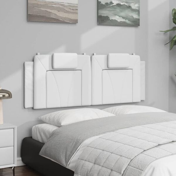 vidaXL Headboard Cushion White