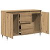 vidaXL Sideboard Artisan Oak 39.96 x 13.78 x 27.56 in Engineered Wood