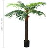 vidaXL Artificial Phoenix Palm Green Plastic Large Decorative Inlays