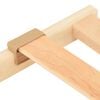 vidaXL Slatted Bed Base Natural Beechwood Beechwood, Plywood, Birch
