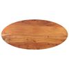vidaXL Table Top 43.3"x19.7"x1.5" Oval Solid Wood Acacia