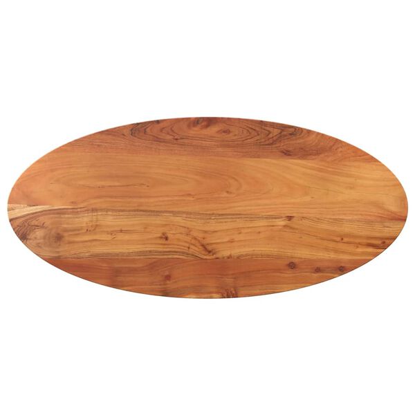 vidaXL Table Top 43.3"x19.7"x1.5" Oval Solid Wood Acacia