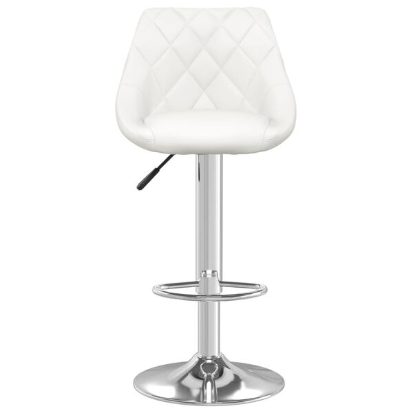 vidaXL Bar Stool Set of 2 White