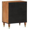 vidaXL Bedside Cabinet Honey brown Solid mango wood, engineered wood, iron