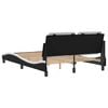 vidaXL Bed Frame Black and White