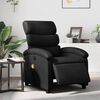 vidaXL Electric Massage Recliner Chair Black Faux leather, metal, plywood