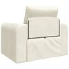 vidaXL Sofa Bed Cream 38.58 x 27.95 x 32.68 in Velvet