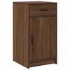 vidaXL Dressing Table with Door Brown 50 x 41 x 135 cm Engineered wood