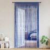 vidaXL String Curtains 2 pcs 39.4x98.4" Blue