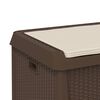 vidaXL Garden Storage Box Brown Polypropylene (PP) Large