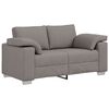 vidaXL Sofa Taupe 62.99 x 30.31 x 32.28 in Fabric