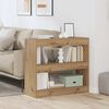 vidaXL Book Cabinet Artisan Oak Engineered wood Medium Book Cabinet