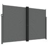 vidaXL Retractable Side Awning Anthracite