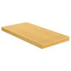 vidaXL Table Top Bamboo Bamboo with a varnish finish 19.7 x 39.4 Durable