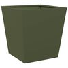 vidaXL Garden Planter Set of 2 Olive green Cold-rolled steel