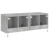 vidaXL TV Wall Cabinet Set of 2 Concrete grey Engineered wood Medium