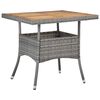 vidaXL Garden Dining Set Grey