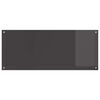 vidaXL Kitchen Backsplash 2 pcs Dark Grey 47.24 x 19.69 in