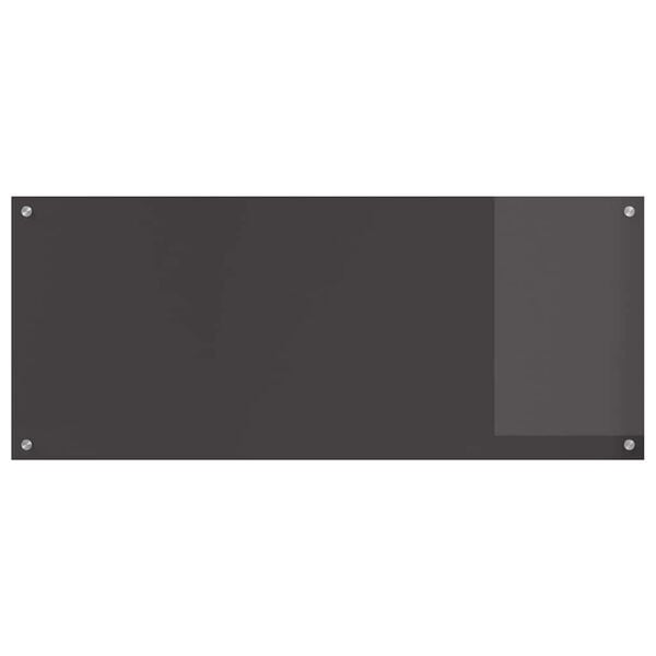 vidaXL Kitchen Backsplash 2 pcs Dark Grey 47.24 x 19.69 in