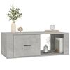 vidaXL Coffee Table Concrete grey Engineered wood Medium Coffee Table