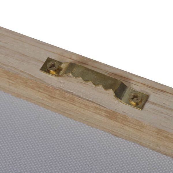 vidaXL Canvas Painting Multicolour Canvas, Wood 39.4 x 19.7 in