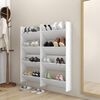 vidaXL Wall Shoe Cabinets 4 pcs White 23.6"x7.1"x23.6" Engineered Wood