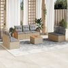 vidaXL Garden Sofa Set Beige