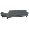 vidaXL Kids Sofa Dark Grey Velvet (100% polyester), solid pine wood, plastic