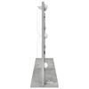 vidaXL Vanity Mirror with Mirror Concrete Grey 100 x 55 x 18 cm