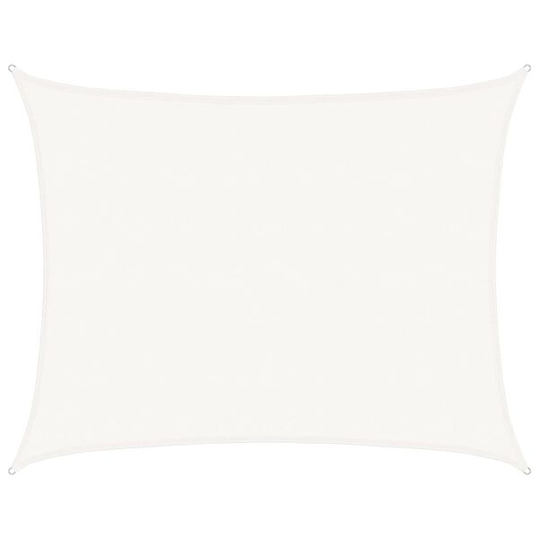 vidaXL Sunshade Sail 1.75 oz/ft&sup2; White 19.7x26.2' HDPE