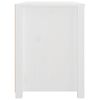 vidaXL Side Cabinet White Solid pine wood Medium Cabinet Rectangular