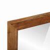 vidaXL Bathroom Mirror Brown 19.69 x 8.66 x 27.56 in Solid Acacia Wood
