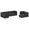 vidaXL Garden Lounge Set Black
