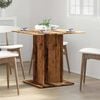 vidaXL Dining Table Old wood Engineered wood Standard Simple