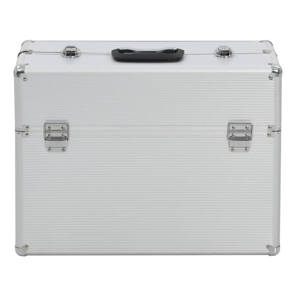 vidaXL Tool Case 18.5"x14.2"x7.9" Silver Aluminum