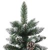 vidaXL Artificial Christmas Tree with 300 LEDs Green 82.68 in