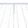 vidaXL Bed Frame White Steel Small Single Durable Bed Frame