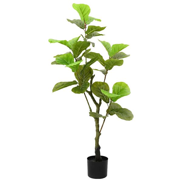 vidaXL Artificial Ficus Tree Green PEVA Medium Decorative Inlays