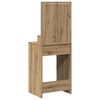 vidaXL Dressing Table with Drawer Artisan Oak 19.69 x 16.14 x 53.15 in