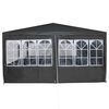 vidaXL Party Tent Anthracite and White 800 x 400 x 266 cm