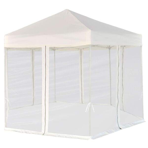 vidaXL Gazebo Cream White