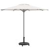 vidaXL Parasol Base Black Ø38-48 mm Polyethylene, concrete, and iron