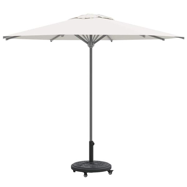vidaXL Parasol Base Black Ø38-48 mm Polyethylene, concrete, and iron
