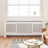 vidaXL MDF Radiator Cover White 80.7"