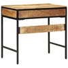 vidaXL Writing Desk Brown 31.5" x 19.7" x 29.5" solid mango wood
