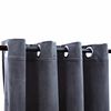 vidaXL Blackout Curtains with Rings 2 pcs Anthracite 54"x63" Velvet
